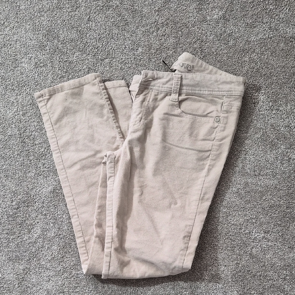 Light Beige Corduroy Pants